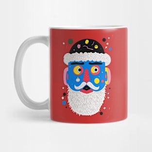 Santa's Portrait Spectacle in the Midnight Magic Mug